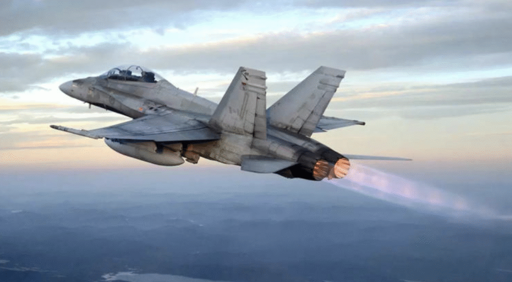 G7 Summit 2025 Canadian CF-18 Hornet